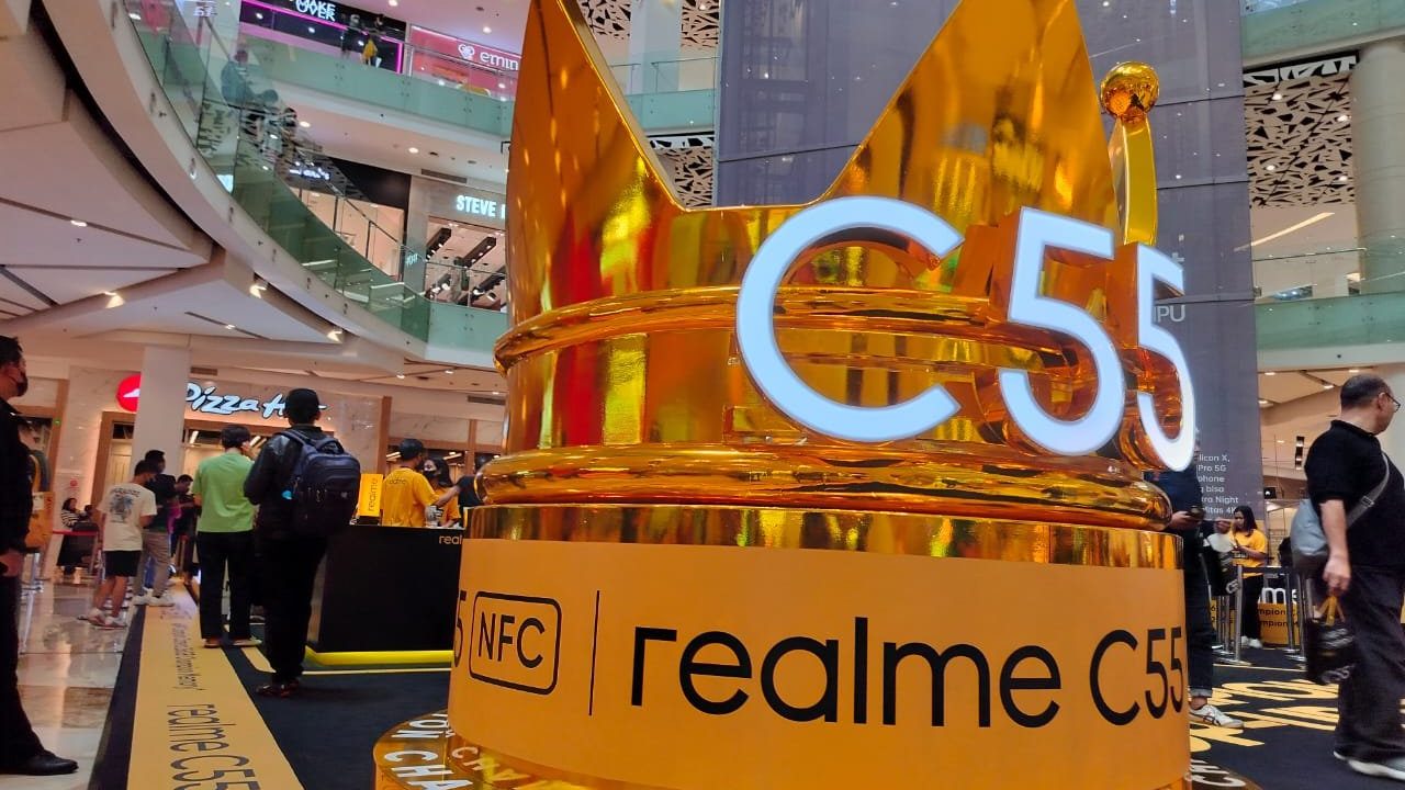 Realme Gelar Champion Pop-Up Store di Indonesia untuk Perkenalkan realme C55 NFC