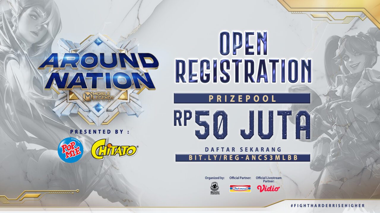 Pendaftaran Kejuaraan Nasional Esports Indofood Around Nation Championship 2023 Ditutup pada Senin Depan