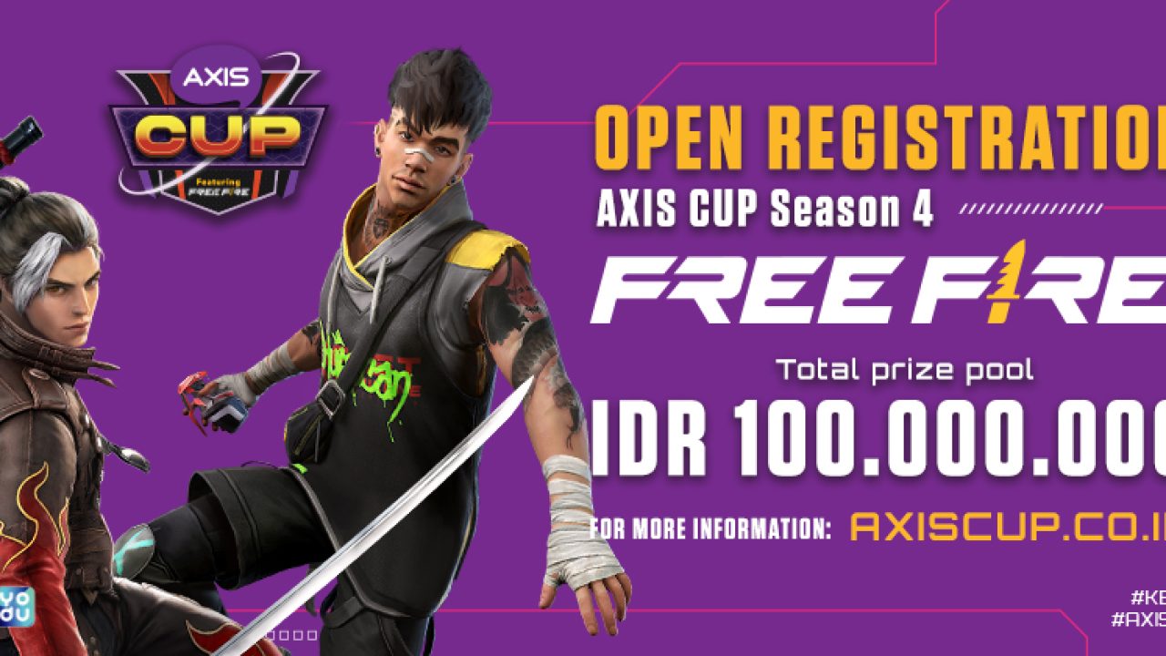 Dimulainya Kualifikasi AXIS Cup Free Fire Musim Keempat di Minggu Depan