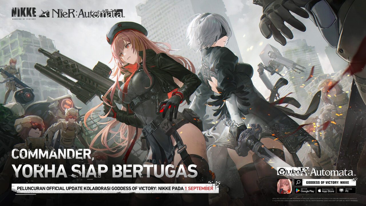 NIKKE Mengumumkan Kolaborasi dengan Nier: Automata