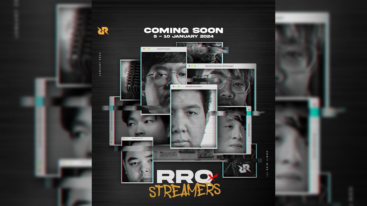 RRQ X Officially Welcomes Many Renowned Indonesian Streamers